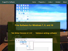 Tablet Screenshot of dragonfiresoftware.biz